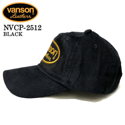 VANSON CORDUROY CAP バンソン コーデュロイ キャップ 帽子 nvcp-2512