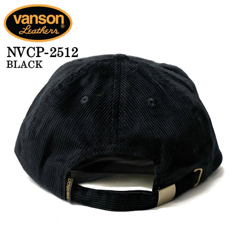 VANSON CORDUROY CAP バンソン コーデュロイ キャップ 帽子 nvcp-2512