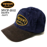 VANSON CORDUROY CAP バンソン コーデュロイ キャップ 帽子 nvcp-2512