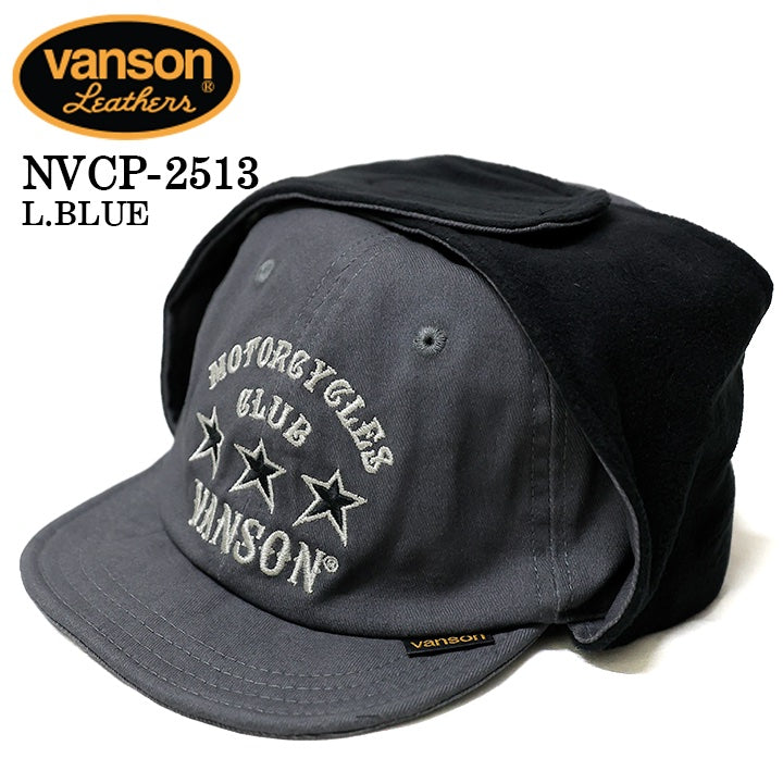 VANSON WASH TWILL FLIGHT CAP バンソン ウォッシュ ツイル フライト キャップ 帽子 nvcp-2513