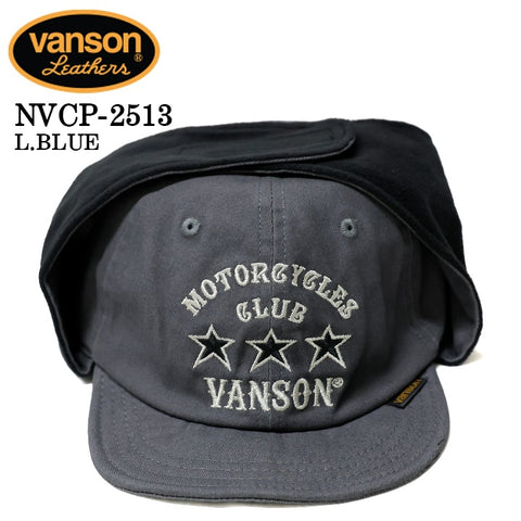 VANSON WASH TWILL FLIGHT CAP バンソン ウォッシュ ツイル フライト キャップ 帽子 nvcp-2513