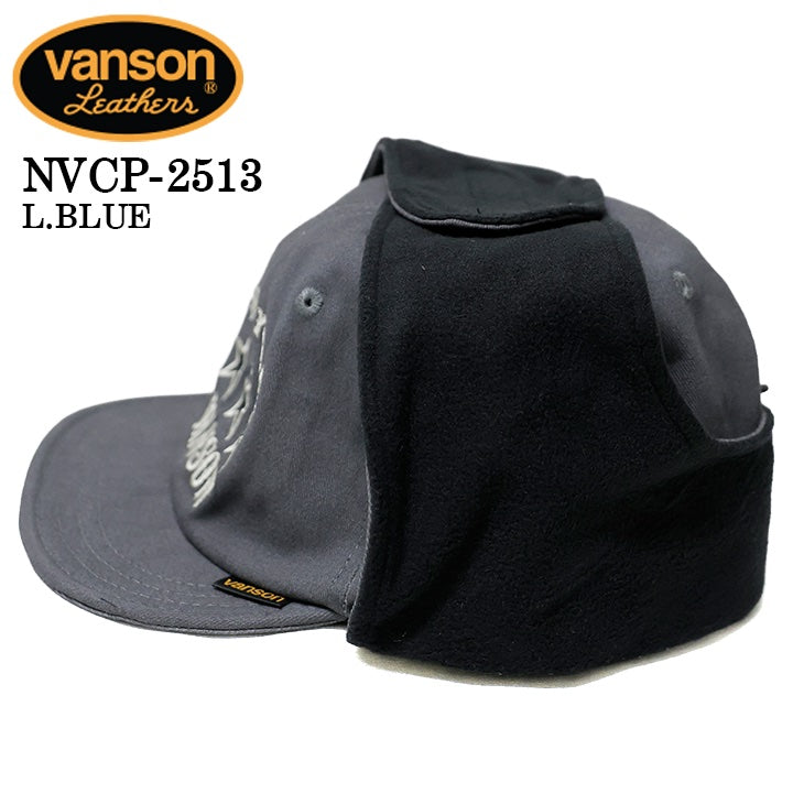 VANSON WASH TWILL FLIGHT CAP バンソン ウォッシュ ツイル フライト キャップ 帽子 nvcp-2513