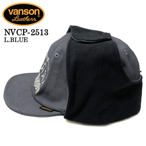 VANSON WASH TWILL FLIGHT CAP バンソン ウォッシュ ツイル フライト キャップ 帽子 nvcp-2513