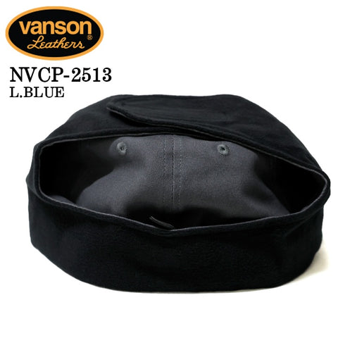 VANSON WASH TWILL FLIGHT CAP バンソン ウォッシュ ツイル フライト キャップ 帽子 nvcp-2513