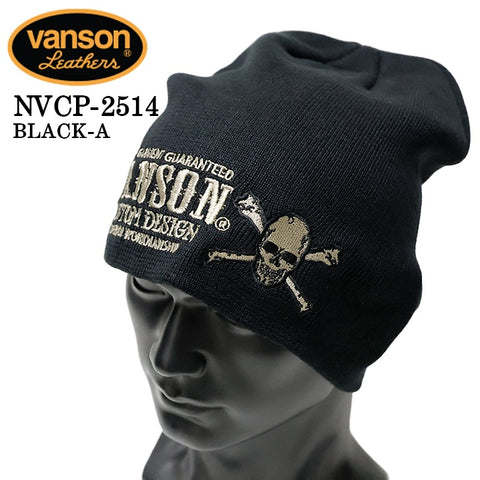VANSON COTTON WATCH CAP バンソン コットン ワッチ キャップ 帽子 nvcp-2514