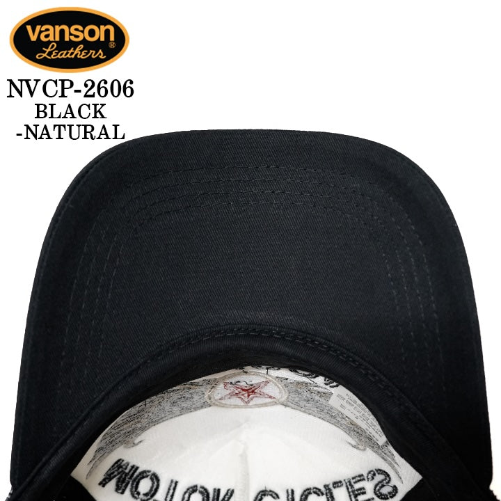 VANSON TWILL MESH CAP バンソン ツイル メッシュ キャップ 帽子 nvcp-2606