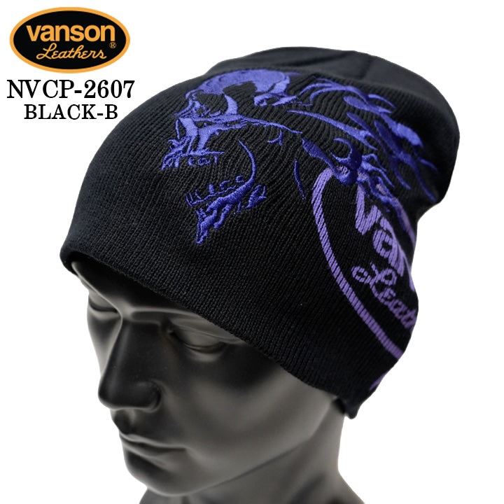 VANSON COTTON WATCH CAP バンソン コットン ワッチ キャップ 帽子 nvcp-2607