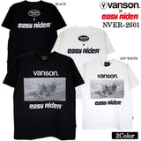 EASY RIDER VANSON TEE S/S T-SHIRT イージーライダー バンソン コラボ 天竺 半袖Tシャツ nver-2601