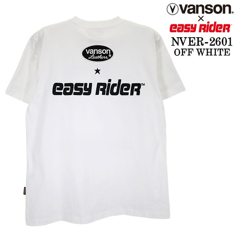 EASY RIDER VANSON TEE S/S T-SHIRT イージーライダー バンソン コラボ 天竺 半袖Tシャツ nver-2601