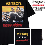 EASY RIDER VANSON TEE S/S T-SHIRT イージーライダー バンソン コラボ 天竺 半袖Tシャツ nver-2602