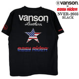 EASY RIDER VANSON TEE S/S T-SHIRT イージーライダー バンソン コラボ 天竺 半袖Tシャツ nver-2603