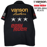 EASY RIDER VANSON TWILL S/S SHIRT イージーライダー バンソン コラボ ツイル 半袖シャツ nver-2604