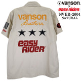 EASY RIDER VANSON TWILL S/S SHIRT イージーライダー バンソン コラボ ツイル 半袖シャツ nver-2604