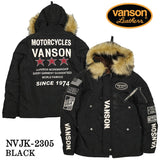 VANSON バンソン ミドルレングス N-3B フライトジャケット nvjk-2305