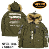 VANSON バンソン ミドルレングス N-3B フライトジャケット nvjk-2305