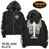 VANSON バンソン リバーシブル MA-1 ファー フライトジャケット nvjk-2306