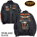 VANSON バンソン MA-1 ナイロン フライトジャケット アウター nvjk-2402