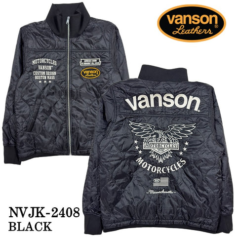 VANSON バンソン キルティング ジャケット nvjk-2408