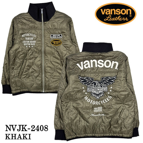 VANSON バンソン キルティング ジャケット nvjk-2408