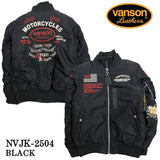 VANSON MA-1 FLIGHT JACKET バンソン ナイロン フライトジャケット 中綿 nvjk-2504