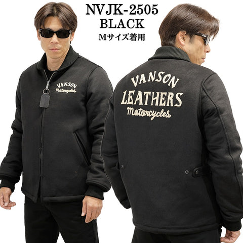 VANSON MELTON JACKET バンソン メルトン ジャケット 中綿 nvjk-2505