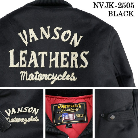 VANSON MELTON JACKET バンソン メルトン ジャケット 中綿 nvjk-2505