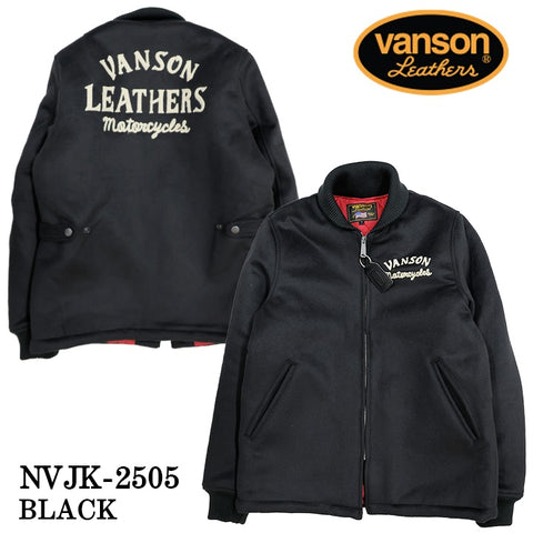 VANSON MELTON JACKET バンソン メルトン ジャケット 中綿 nvjk-2505