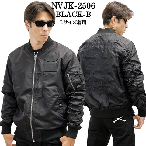 VANSON MA-1 FLIGHT JACKET バンソン ナイロン フライトジャケット 中綿無し nvjk-2506