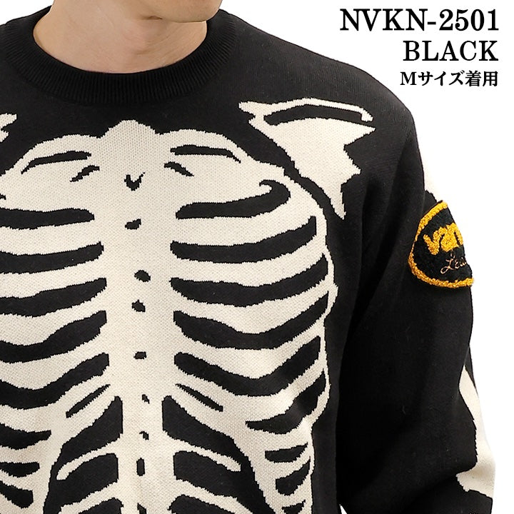 VANSON JACQUARD KNIT CREW NECK SWEATER バンソン ジャカード ニット クルーネック セーター nvkn-2501