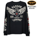 VANSON TEE L/S T-SHIRT STANDARD バンソン 天竺 ロンT 長袖Tシャツ メンズ 定番 nvlt-001