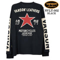 VANSON TEE L/S T-SHIRT STANDARD バンソン 天竺 ロンT 長袖Tシャツ メンズ 定番 nvlt-002
