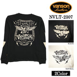 VANSON バンソン 天竺長袖Tシャツ メンズ サーマル ロンT nvlt-2307