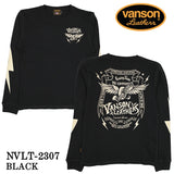 VANSON バンソン 天竺長袖Tシャツ メンズ サーマル ロンT nvlt-2307