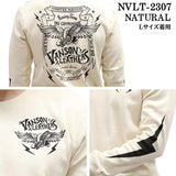 VANSON バンソン 天竺長袖Tシャツ メンズ サーマル ロンT nvlt-2307