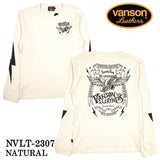 VANSON バンソン 天竺長袖Tシャツ メンズ サーマル ロンT nvlt-2307