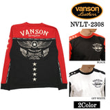 VANSON バンソン 天竺長袖Tシャツ メンズ ロンT nvlt-2308