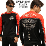 VANSON バンソン 天竺長袖Tシャツ メンズ ロンT nvlt-2308