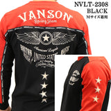 VANSON バンソン 天竺長袖Tシャツ メンズ ロンT nvlt-2308