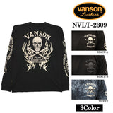 VANSON バンソン 天竺長袖Tシャツ メンズ ロンT nvlt-2309