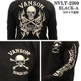 VANSON バンソン 天竺長袖Tシャツ メンズ ロンT nvlt-2309