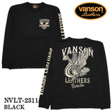 VANSON バンソン 天竺長袖Tシャツ メンズ ロンT nvlt-2311