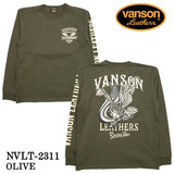 VANSON バンソン 天竺長袖Tシャツ メンズ ロンT nvlt-2311