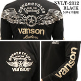 VANSON バンソン 天竺長袖Tシャツ メンズ ロンT nvlt-2312