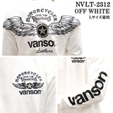 VANSON バンソン 天竺長袖Tシャツ メンズ ロンT nvlt-2312