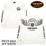 VANSON バンソン 天竺長袖Tシャツ メンズ ロンT nvlt-2312