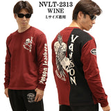 VANSON バンソン OE天竺 長袖Tシャツ メンズ ロンTEE nvlt-2313