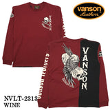 VANSON バンソン OE天竺 長袖Tシャツ メンズ ロンTEE nvlt-2313