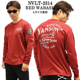 VANSON バンソン 天竺長袖Tシャツ メンズ ロンT nvlt-2314