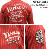 VANSON バンソン 天竺長袖Tシャツ メンズ ロンT nvlt-2314