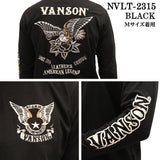 VANSON バンソン OE天竺 長袖Tシャツ メンズ ロンTEE nvlt-2315